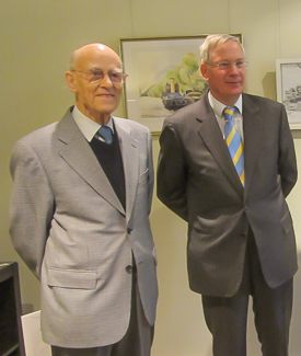 SSAA founder Hamish Haswell-Smith with Patron HRH The Duke of Gloucester